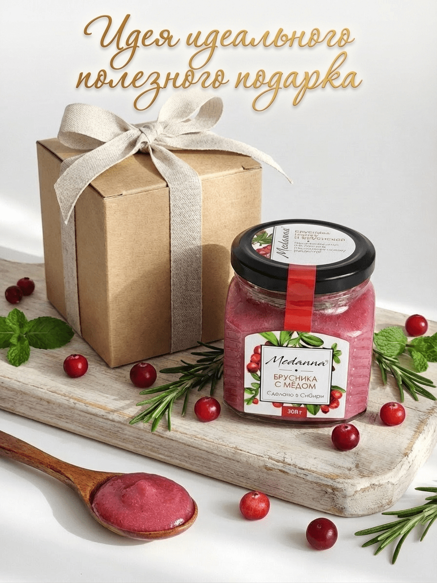 Медовая паста с брусникой — изображение 5